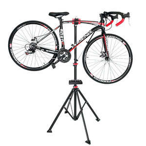 Support pliable de réparation vélo avec pince rapide et <span class=keywords><strong>plateau</strong></span>, hauteur réglable <span class=keywords><strong>pour</strong></span> vélo de route et <span class=keywords><strong>VTT</strong></span> - Product Image 1