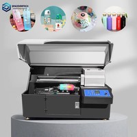 Imprimante rotative UV 360° 15 couleurs avec vernis et relief 3D pour pots cosmétiques, flacons de parfum, bougeoirs - Personnalisation directe usine