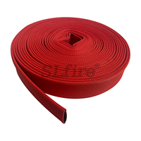 Tuyau d'incendie haute résistance, revêtement rouge, 25 bars, 2 pouces, doublure EPDM pour la protection incendie