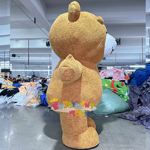 Caldo!! Simpatico orso mascotte Costume gonfiabile peluche <span class=keywords><strong>orsacchiotto</strong></span> costumi Cosplay di Halloween mascotte <span class=keywords><strong>vestito</strong></span> per la vendita - Product Image 3