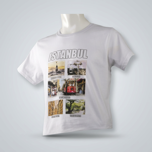 Chemise d'été blanche pour homme Istanbul 100% coton de haute qualité Taksim respirante brodée col montant confortable - Product Image 3