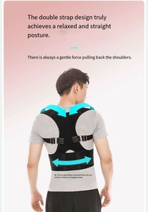 مشد ظهر مرن وقابل للتنفس من البوليستر لتصحيح وضعية العمود الفقري السفلي، واقي ظهر احترافي لعلاج الجنف - Product Image 2