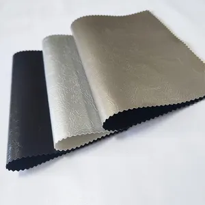 Nonwoven Backing Print PVC Leather For Furniture PU Leather Material For Sofa