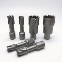 Foret de centrage en carbure de 19,05 mm pour CNC, foret de soudure ponctuelle pour trous, en alliage d'acier, finition brute, queue Weldon
