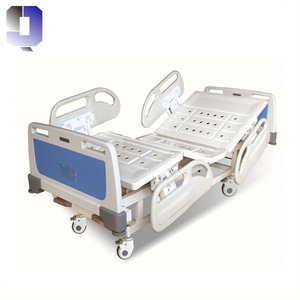 Tempat Tidur Rumah Sakit Anak JQ-A25 2 Engkol Manual Rangka Baja Double Shake untuk Perawatan Pasien Pasca Operasi - Product Image 6