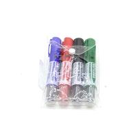 Lot de marqueurs effaçables à sec personnalisables avec logo, 4 couleurs, pour tableau blanc – Fournitures de bureau et scolaires