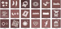 Matrices de découpe et de gravure personnalisées pour l'artisanat du papier et le scrapbooking