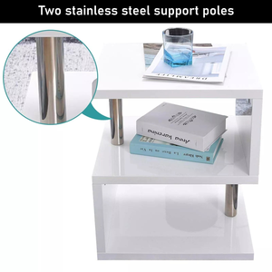 <span class=keywords><strong>Table</strong></span> d'appoint moderne pour <span class=keywords><strong>la</strong></span> maison, chambre à coucher, blanc brillant, gris, noir, <span class=keywords><strong>table</strong></span> d'angle, muebles para <span class=keywords><strong>la</strong></span> casa, <span class=keywords><strong>table</strong></span> basse, mesas de centro - Product Image 5