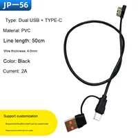 Kabel Data USB 3.0 Tipe-C 5A Pengisian Cepat Xin Bo Grosir, Berbahan PVC Kepang dengan Konduktor Tembaga Berlapis Timah untuk Ponsel