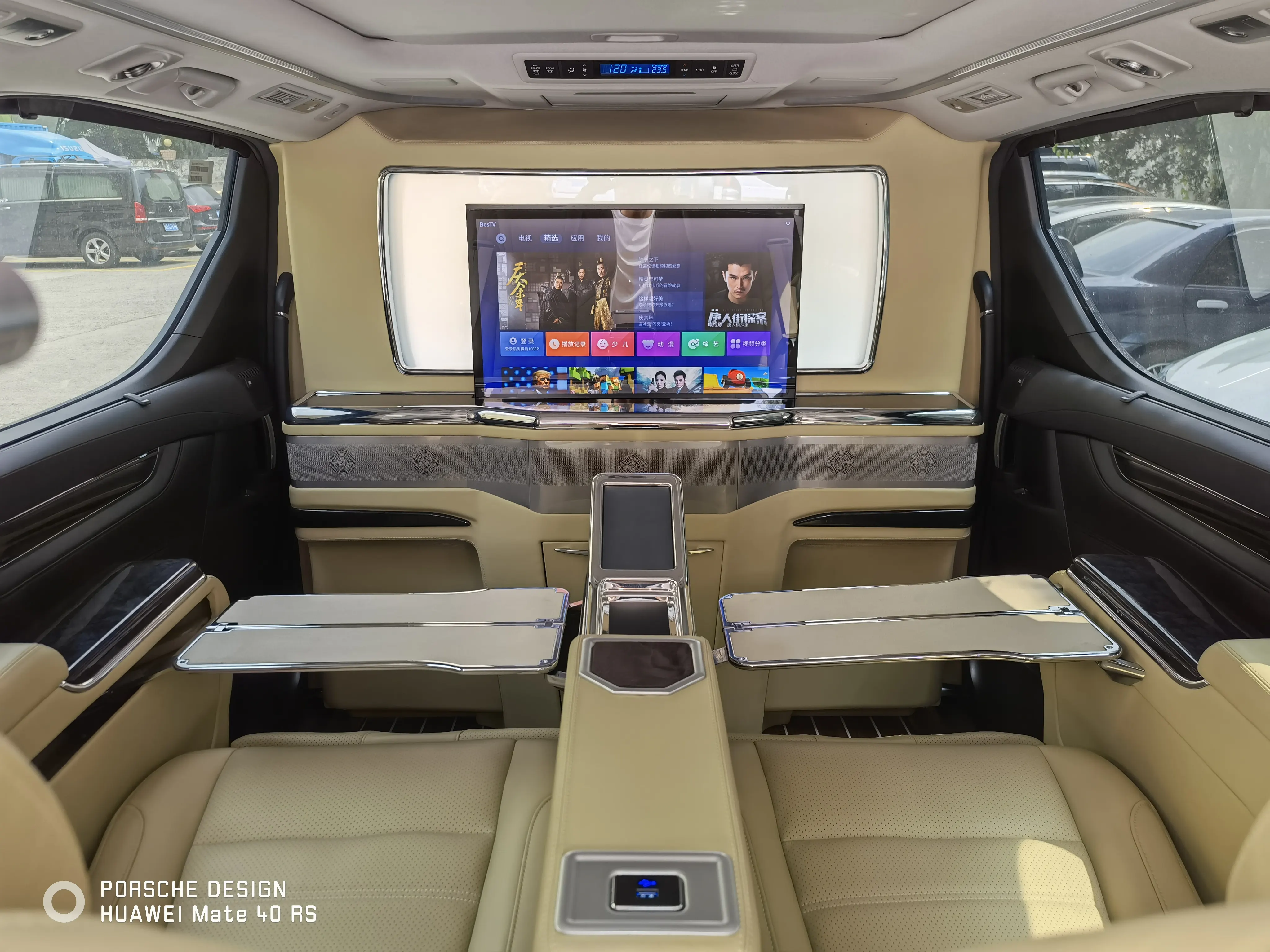 Nội thất sang trọng Kit với VIP ghế phân vùng màn hình cho Toyota Alphard vellfire