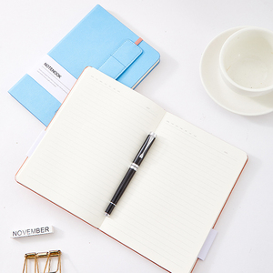 Quaderno A5 con copertina rigida con portapenne quaderni personalizzati con diario di carta interno foderato in pelle PU - Product Image 2