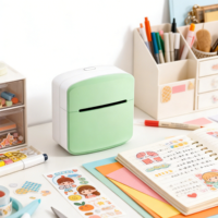 Imprimante d'étiquettes thermiques portable sans fil BT mini de 2 pouces FT206 pour les aliments, les pâtisseries, les flacons de parfum