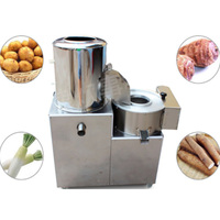 Machine à éplucher et à trancher automatique industrielle pour le lavage des pommes de terre