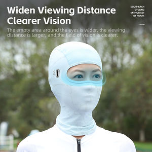 WEST BIKING-Máscara de seda de hielo fotocromática UV, cubierta de cabeza a prueba de sol profesional de verano con diseño de agujeros para gafas, cubierta facial para ciclismo - Product Image 5