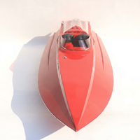 Modelo de Lancha Rápida Italiana F430 Hecha a Mano en Madera - Maqueta de Lancha de Carreras de Lujo para Decoración de Hogar u Oficina