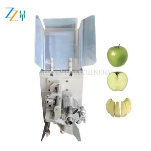 Easy Operation Apple Peeler / Apple Peeling Coring Dividing Machine / Apple Core Remover And Cutting Machine In Slice