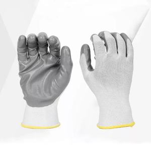 Gants de sécurité industriels en nitrile personnalisés, antidérapants et résistants à l'usure, avec revêtement en caoutchouc, vente en gros à prix abordable - Product Image 4