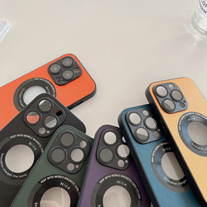 Custodia per telefono con motivo magnetico in pelle di alta qualità per <span class=keywords><strong>iPhone</strong></span> 14 promax 13 12 11 <span class=keywords><strong>XR</strong></span> XS Lens <span class=keywords><strong>Cover</strong></span> <span class=keywords><strong>protettiva</strong></span> completa - Product Image 2