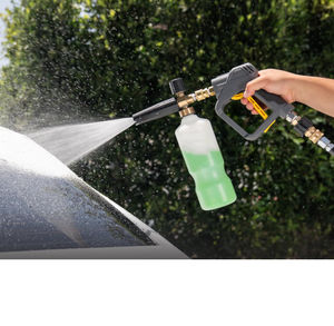 ปืนฉีดน้ำแรงดันสูงพร้อมหัวฉีดโฟม - ด้ามจับสั้นสำหรับเครื่องฉีดน้ำแรงดันสูงแบบไฟฟ้า, เครื่องพ่นโฟมเหมาะสำหรับล้าง<span class=keywords><strong>รถ</strong></span> - Product Image 2