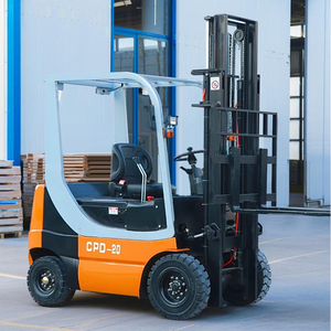 Новый двигатель переменного тока, твердая шина с низким уровнем шума, высокая эффективность, 2 тонны 3 м, склад, поддон, грузовик, литиевая батарея, Электрический вилочный погрузчик - Product Image 2