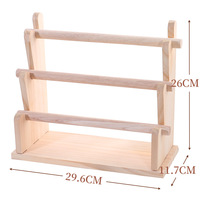 Nouveau design, support à bijoux fait main, présentoir décoratif, étagère, présentoir pour colliers, support en bois et velours