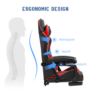 Chaise d'ordinateur de course rose personnalisée logo RVB LED cuir synthétique <span class=keywords><strong>bureau</strong></span> Silla <span class=keywords><strong>Gamer</strong></span> fonction de massage repose-pieds siège de jeu <span class=keywords><strong>pas</strong></span> <span class=keywords><strong>cher</strong></span> - Product Image 3