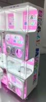 Máquina Expendedora de Juguetes en Cápsulas Gacha, Máquina de Juegos Arcade de Doble Plataforma Operada con Monedas, Personalizable, WANGERBAO