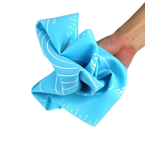 Tapis de pâtisserie en silicone antiadhésif avec règle graduée, cercles, pour étaler la pâte, tapis de cuisson réutilisable, facile à nettoyer, accessoires de cuisine - Product Image 4