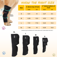 Manchon de protection de récupération avec logo personnalisé jarret de genou pour chien attelle articulaire ACL pour chien