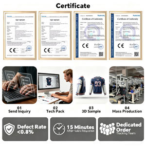 Maglia da <span class=keywords><strong>Calcio</strong></span> Ibrida Personalizzata di Alta Qualità - Combo Sublimazione + Ricamo, Tecniche di Stampa Miste, <span class=keywords><strong>Risultati</strong></span> di Alta Gamma ad Asciugatura Rapida - Product Image 4