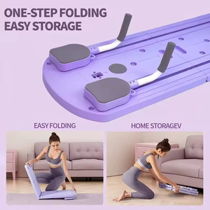 Tabla de Flexiones Plegable Multifuncional con Asas Antideslizantes y Cuerdas para Ejercicios de Pecho y Entrenamiento Muscular en Casa - Product Image 3
