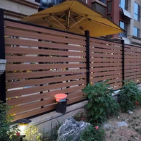 Clôtures murales WPC imperméables et écologiques en gros pour la maison et le jardin, panneaux de clôture, treillis et portails
