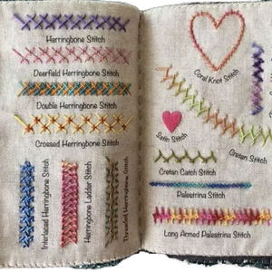 Para <span class=keywords><strong>Amazon</strong></span>, nuevo producto, libro de puntada DIY, patrón de puntada, <span class=keywords><strong>bordado</strong></span> de lino, entusiasta - Product Image 1
