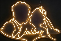 Enseigne néon LED personnalisée, logo ou nom sur mesure, décoration murale lumineuse pour mariage, demande en mariage, anniversaire, fête, décoration intérieure
