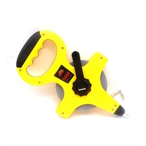 Cinta Métrica Portátil de PVC Impermeable de 30m 50m 100m para Ingeniería y Construcción, Sistema de Medición Métrico de Fibra de Vidrio Suave y Larga - Product Image 6