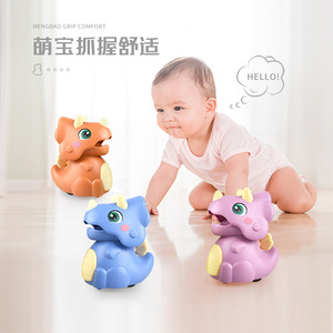 ของเล่นพลาสติกรถไดโนเสาร์น่ารักสำหรับเด็กอายุ 2-4 ปีของเล่นเพื่อการศึกษาสำหรับเด็กทุกเพศ - Product Image 3