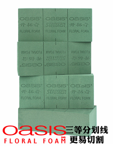 Bloque de Espuma Floral Oasis Verde para Arreglos Florales, Bloque de Arcilla para Flores, Espuma Floral - Product Image 3