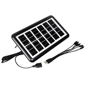 Solar Panel <b>5V</b> 3W Polycrystalline Photovoltaic Cell For Camping Flashlight Lamp Charging Waterproof - Product Image 5