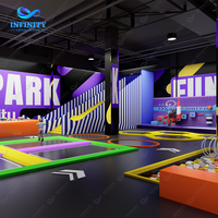 Centre de divertissement intérieur à fort retour sur investissement, simulateur de réalité virtuelle, équipement d'attraction sportive de trampoline