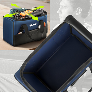 <span class=keywords><strong>Bolsa</strong></span> de Almacenamiento Portátil para Herramientas de Uso Rudo 1680D Impermeable, Capacidad de 150 lb, Maletín Plegable para <span class=keywords><strong>Electricista</strong></span>, OEM ODM Personalizable - Product Image 3