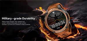 Nouvelle montre connectée de sport d'extérieur DM59 avec écran AMOLED HD de 1,43 pouce, étanche 5ATM, surveillance de la fréquence cardiaque, GPS, carte hors ligne, multisports - Product Image 4