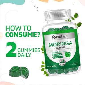 Integratore in Gommose Super Greens al Moringa Naturale Vegano Senza Zucchero al Latte 10000mg Gusto Personalizzato Vendita all'Ingrosso Produttore Cinese - Product Image 3