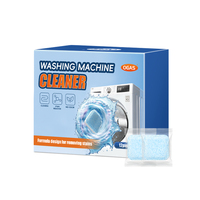 Tablettes nettoyantes pour lave-linge solides écologiques 3 en 1 à haute mousse puissante pour un nettoyage en profondeur du tambour de la machine à laver et l'élimination des taches