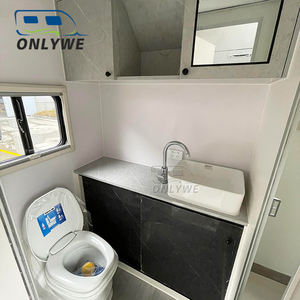 ONLYWE Mini <span class=keywords><strong>caravane</strong></span> automobile personnalisée la plus populaire, camion de camping 4x4, camping-car tout-terrain, camping-car hybride, petite <span class=keywords><strong>caravane</strong></span> avec salle de bain - Product Image 5