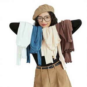 <span class=keywords><strong>Maglietta</strong></span> a Collo Alto Casual Versatile da Donna Autunno Inverno 2026, T-shirt <span class=keywords><strong>Bianca</strong></span> a Maniche Lunghe Snellente <span class=keywords><strong>con</strong></span> Bordi Arricciati - Product Image 5