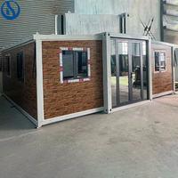 Villa de luxe en conteneur, maison préfabriquée extensible de 20 pieds et 40 pieds, maison moderne entièrement meublée, intérieur en conteneur, maison préfabriquée