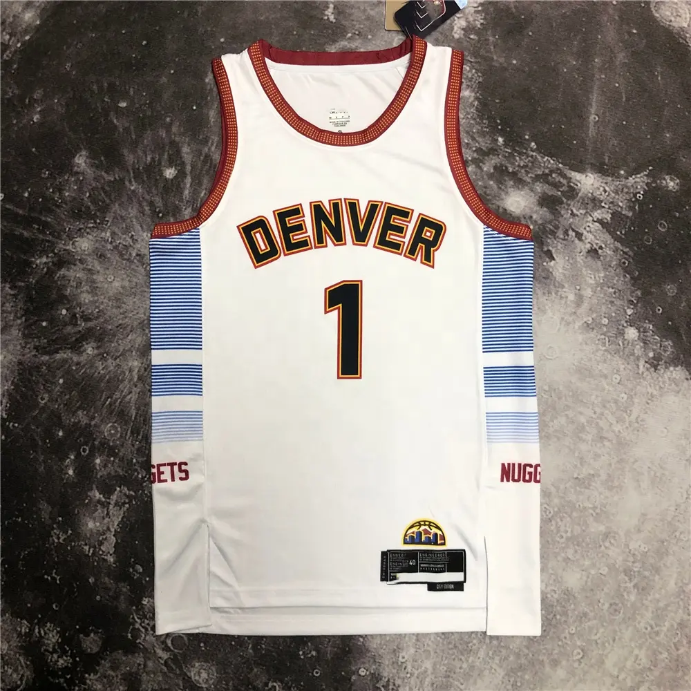 2023 Season High Quality Denver Team Sports Wear T-shirt Jamal Murray Nikola Jokic Porter Jr. Basketball Jersey Uniform