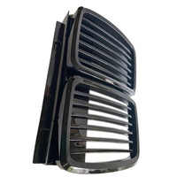 Calandre avant en fibre de carbone noire brillante, accessoire de pare-choc avant pour voiture BMW E30 318, 320, 325, 1982 — 1994