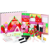 Kotak hadiah Natal hadir semua set Makeup Hari Halloween untuk liburan POPFEEL semua dalam satu Kit Makeup profesional untuk keluarga