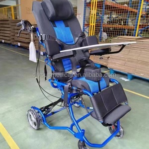 Cerebral Palsy Child Wheelchair | Adjustable Pediatric Manual Wheelchair with Anti-Tip Design for Disabled Kids - Product Image 4